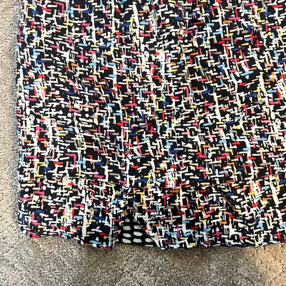 CAbi Faux Wrap Reversible Mini Skater Skirt Style 228 - Size Medium - Picture 6 of 11